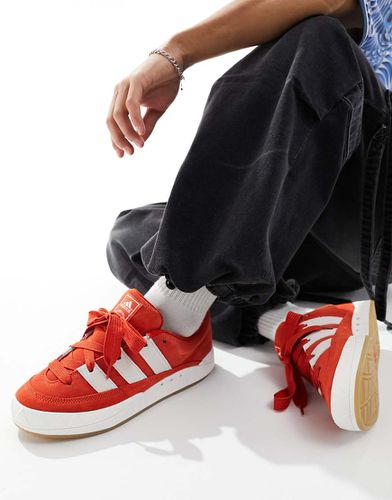 Adimatic - Baskets à semelle en caoutchouc - Rouge/blanc - Adidas Originals - Modalova