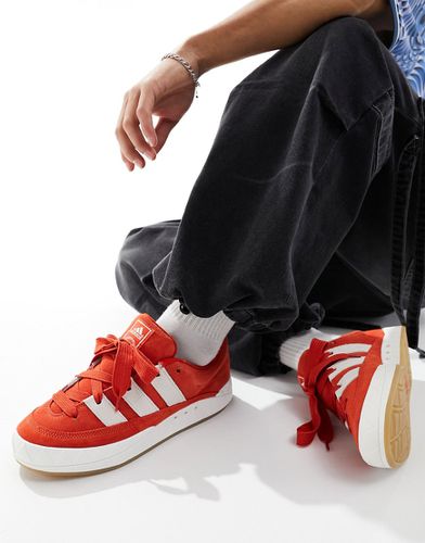 Adimatic - Baskets à semelle en caoutchouc - Rouge/blanc - Adidas Originals - Modalova
