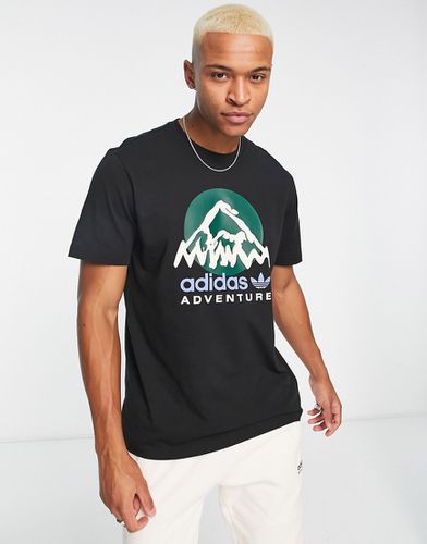 Adventure - T-shirt à grand imprimé sur le devant - Adidas Originals - Modalova