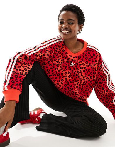 Leopard Luxe - Sweat imprimé léopard sur l'ensemble - Adidas Originals - Modalova