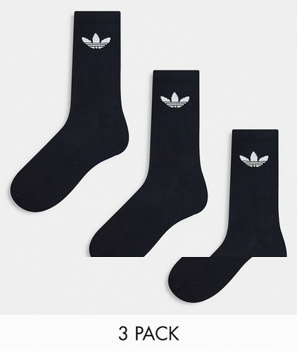 Lot de 3 paires de chaussettes à logo trèfle - Adidas Originals - Modalova