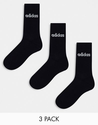 Lot de 3 paires de chaussettes mi-montantes - Noir - Adidas Originals - Modalova