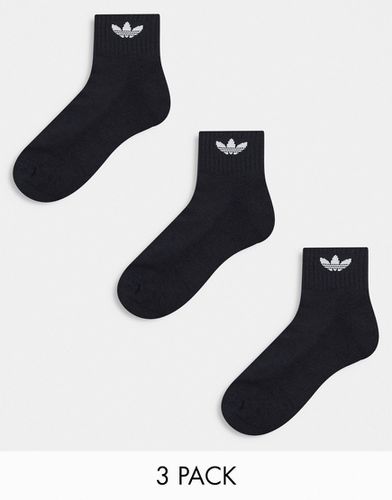 Lot de 3 paires de chaussettes motif trèfle - Adidas Originals - Modalova
