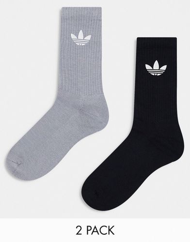 Lot de 2 paires de chaussettes - et gris - Adidas Originals - Modalova