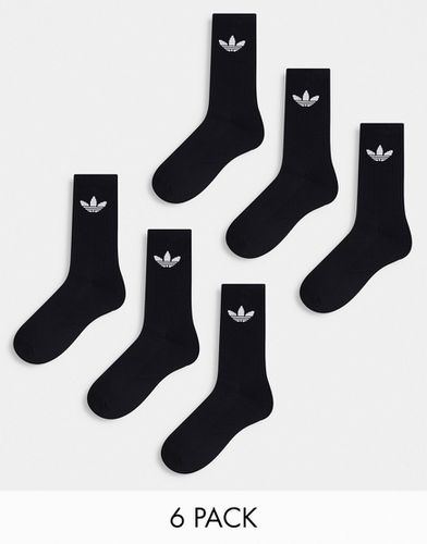 Lot de 6 paires de chaussettes motif trèfle - Adidas Originals - Modalova