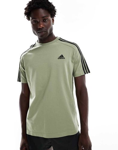 Essentials - T-shirt en jersey avec 3 bandes - Adidas Performance - Modalova