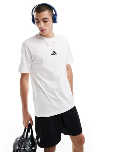 Essentials - T-shirt en jersey avec petit logo - Adidas Performance - Modalova