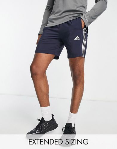 Adidas Sportswear - Essentials - Short à 3 bandes - marine et blanc - Adidas Performance - Modalova