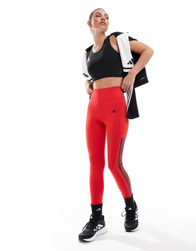 Adidas Training - Optime - Legging long à 3 bandes - Adidas Performance - Modalova