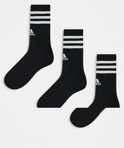 Adidas Training - Lot de 3 paires de chaussettes à trois bandes - Adidas Performance - Modalova