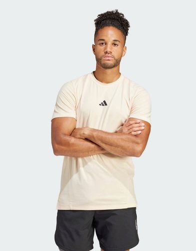 Adidas Training - T-shirt de sport - Beige - Adidas Performance - Modalova