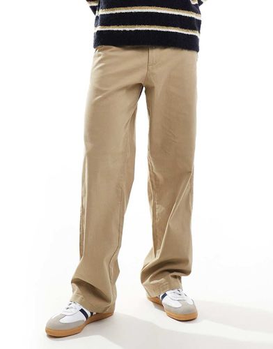 Pantalon chino large - Beige - Adpt - Modalova