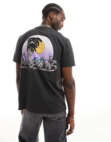 Chroma - T-shirt avec imprimé au dos - délavé - Allsaints - Modalova