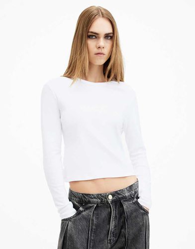 Stevie - T-shirt manches longues - optique - Allsaints - Modalova