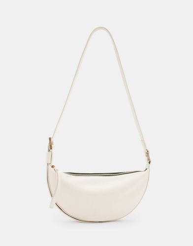 Sac bandoulière demi-lune en cuir - Allsaints - Modalova