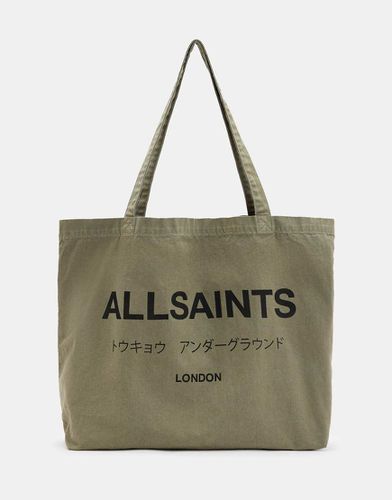 Underground - Tote bag - Kaki - Allsaints - Modalova