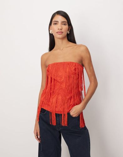 Top bandeau  franges et broderies Cornely - Arrange - Modalova