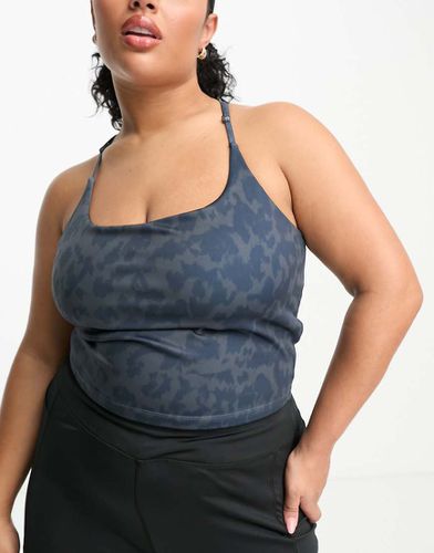 Curve - Caraco de yoga avec soutien-gorge intégré et imprimé léopard dégradé - Asos 4505 - Modalova