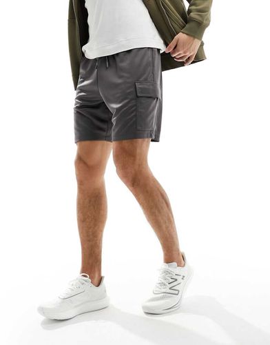 ASOS - 4505 - Short cargo de sport en jersey - anthracite - Asos 4505 - Modalova