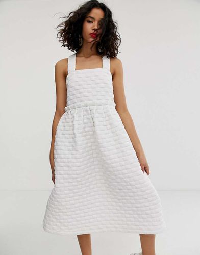 Robe à empiècements - Asos White - Modalova