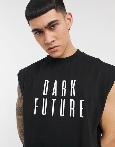 ASOS Dark Future - T-shirt sans manches oversize à logo Dark Future - ASOS DESIGN - Modalova