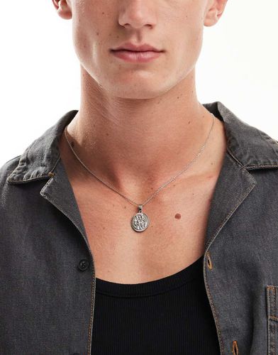 Collier avec pendentif pièce - Asos Design - Modalova