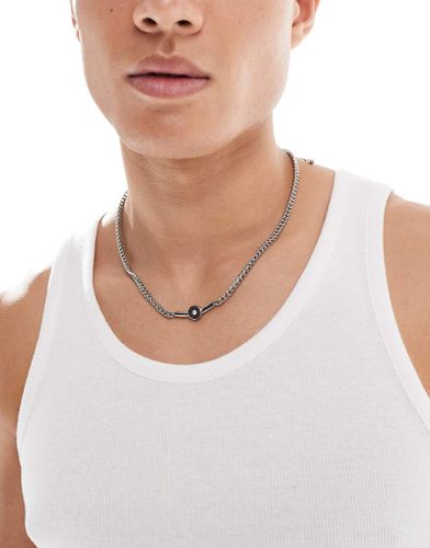 Collier de festival en acier inoxydable étanche à maillons - Asos Design - Modalova