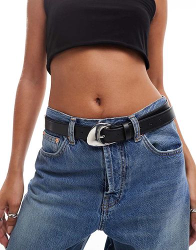 Ceinture taille ou hanche pour jean avec boucle angulaire - Asos Design - Modalova