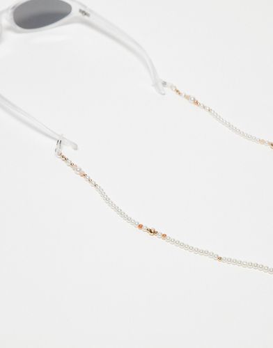 Chaîne style festival avec perles fantaisie en verre - Asos Design - Modalova