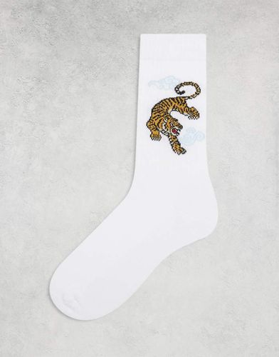 Chaussettes avec broderie tigre - Asos Design - Modalova