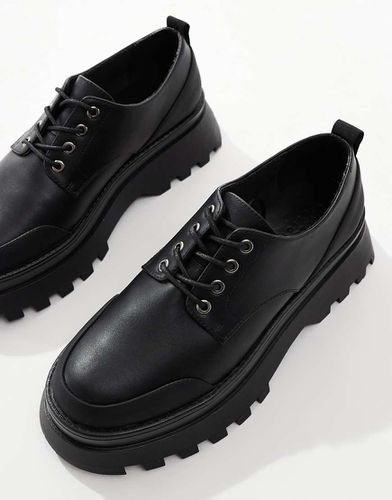 Chaussures chunky à lacets avec détail en caoutchouc - Asos Design - Modalova