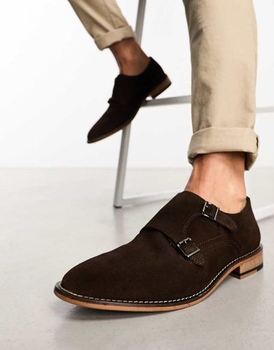 Chaussures derby en daim - et naturel - Asos Design - Modalova