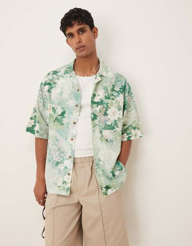 Chemise  revers oversize  imprim floral - Asos Design - Modalova