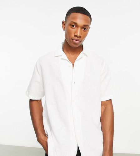 Chemise coupe décontractée en lin avec col à revers - Asos Design - Modalova