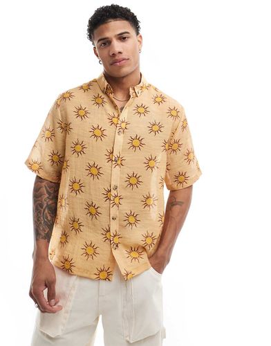 Chemise décontractée coupe carrée à imprimé soleil - Asos Design - Modalova