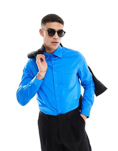 Chemise habillée à large col - vif - Asos Design - Modalova