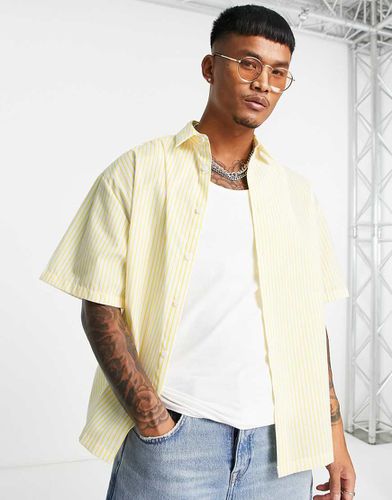 Chemise oversize coupe carrée à fines rayures - Asos Design - Modalova