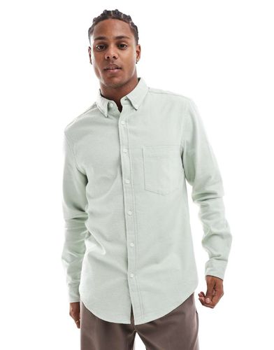 Chemise Oxford brossée - sauge - Asos Design - Modalova