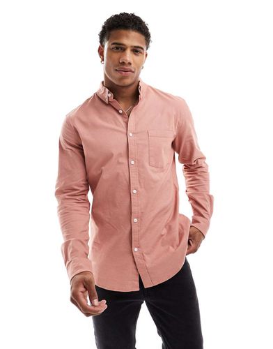 Chemise oxford slim - Cuivre - Asos Design - Modalova