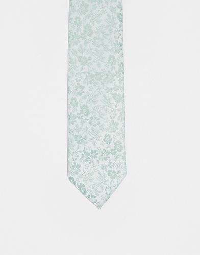 Cravate à fleurs - menthe - Asos Design - Modalova