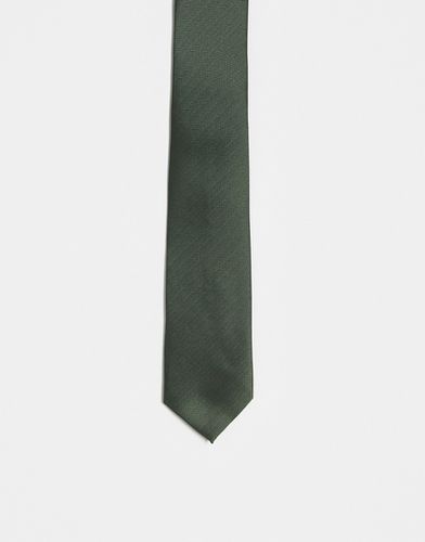 Cravate classique - Kaki - Asos Design - Modalova