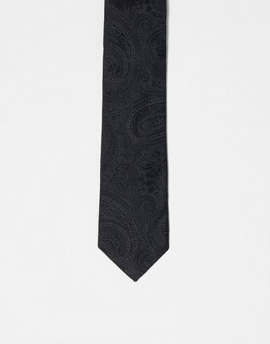 Cravate fine à imprimé cachemire - Asos Design - Modalova