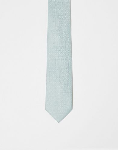 Cravate fine à motif clé grecque - sauge - Asos Design - Modalova