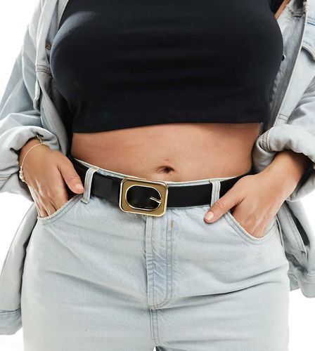 ASOS DESIGN Curve - Ceinture taille et hanches pour jean avec boucle carrée - Asos Curve - Modalova