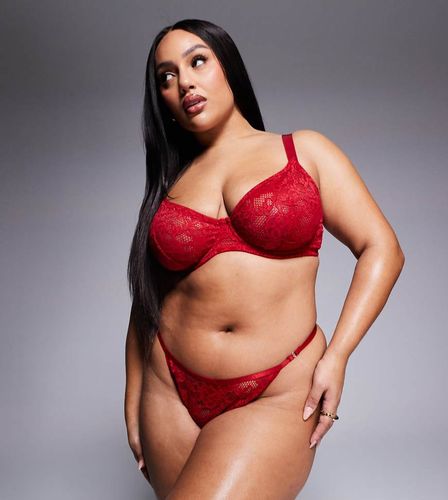 ASOS DESIGN Curve - Margot - String tanga en dentelle - Asos Curve - Modalova