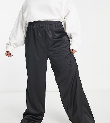 Curve - Pantalon satiné à enfiler - Asos Design - Modalova