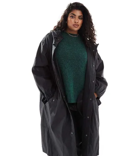 ASOS DESIGN Curve - Parka imperméable caoutchoutée - Asos Curve - Modalova