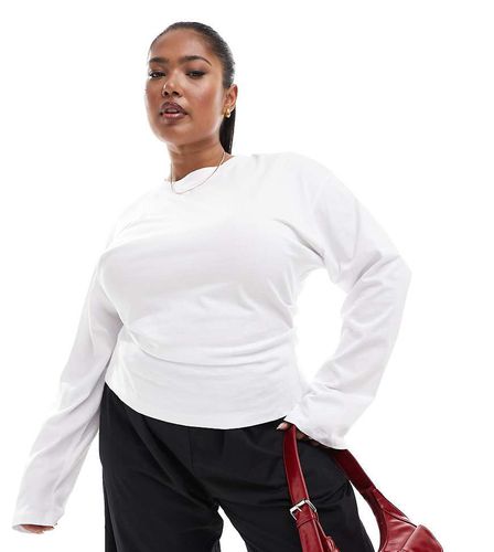 ASOS DESIGN Curve - T-shirt à manches longues et taille corsetée - Asos Curve - Modalova