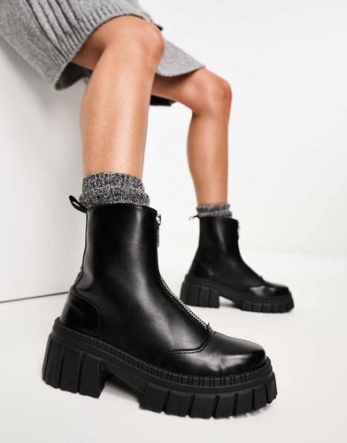 Alliance - Bottines chunky à fermeture éclair sur le devant - Asos Design - Modalova