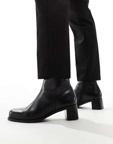 Bottes en cuir à talon - Asos Design - Modalova